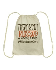 Attendance Clerk Drawstring Bag tile