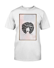 Afro Teacher Classic T-Shirt tile