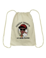 1st Grade Teacher - Christmas Drawstring Bag tile