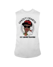 1st Grade Teacher - Christmas Sleeveless Tee tile