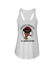 1st Grade Teacher - Christmas Ladies Flowy Tank tile