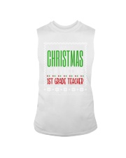 1st Grade Teacher - Christmas Sleeveless Tee tile