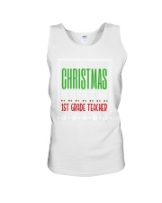 1st Grade Teacher - Christmas Unisex Tank tile