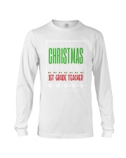 1st Grade Teacher - Christmas Long Sleeve Tee tile