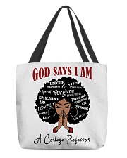College Professor All-Over Tote tile