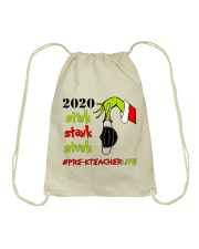 Pre-K Teacher Christmas Drawstring Bag tile