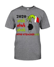 Pre-K Teacher Christmas Classic T-Shirt front