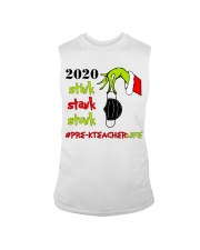 Pre-K Teacher Christmas Sleeveless Tee tile