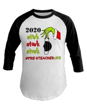 Pre-K Teacher Christmas Baseball Tee tile