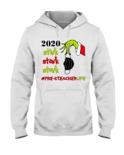 Pre-K Teacher Christmas Hooded Sweatshirt tile