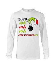 Pre-K Teacher Christmas Long Sleeve Tee tile