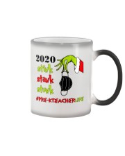 Pre-K Teacher Christmas Color Changing Mug tile