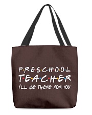 Preschool Teacher All-Over Tote tile