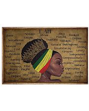 I Am A Black 17x11 Poster front