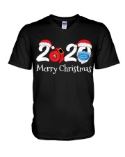 Christmas 2020 Gift Funny Merry Christmas V-Neck T-Shirt tile