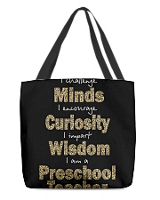 Preschool Teacher All-Over Tote tile