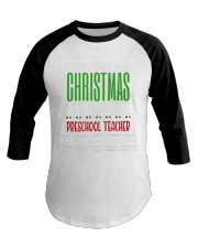 Preschool Teacher - Christmas Baseball Tee tile