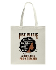 Pre-K Teacher - Black African American Art Tote Bag tile