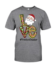 Preschool Teacher - Christmas Classic T-Shirt front