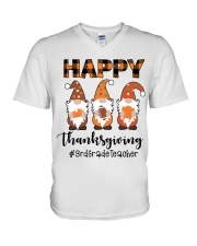 3rd Grade Teacher V-Neck T-Shirt tile