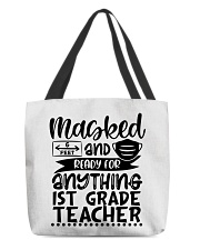 1st Grade Teacher All-Over Tote tile