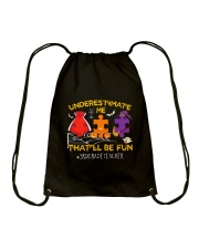 3rd Grade Teacher Drawstring Bag tile