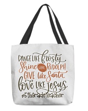 5th Grade Teacher All-Over Tote tile