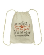 Preschool Teacher Drawstring Bag tile