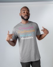 Educated Caffeinated and Dedicated Teacher Classic T-Shirt apparel-classic-tshirt-lifestyle-front-32