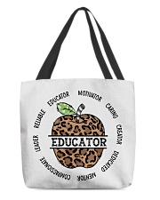 Educator All-Over Tote tile