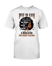 2nd Grade Teacher - Black African American Art Classic T-Shirt tile