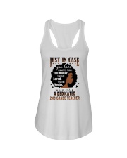 2nd Grade Teacher - Black African American Art Ladies Flowy Tank tile