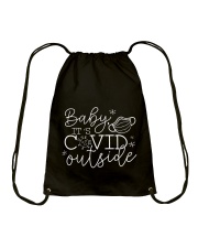 Baby it's Covid outside Drawstring Bag tile