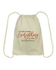 Kindergarten Teacher Drawstring Bag tile
