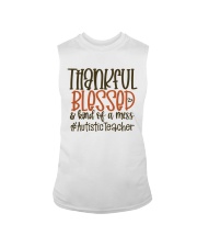 Autistic teacher Sleeveless Tee tile