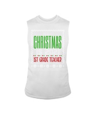1st Grade Teacher - Christmas Sleeveless Tee tile