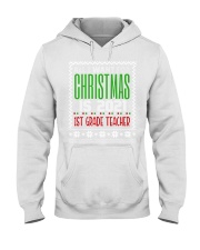 1st Grade Teacher - Christmas Hooded Sweatshirt tile