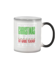 1st Grade Teacher - Christmas Color Changing Mug tile