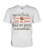 3rd Grade Teacher V-Neck T-Shirt tile