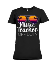 Music Teacher Premium Fit Ladies Tee tile