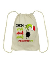 Bus Driver - Christmas Drawstring Bag tile