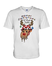 1st Grade Teacher V-Neck T-Shirt tile