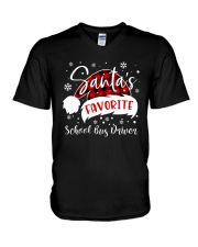 School Bus Driver V-Neck T-Shirt tile