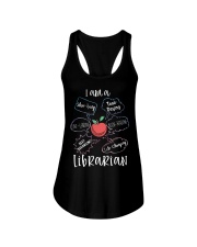 Librarian Ladies Flowy Tank tile