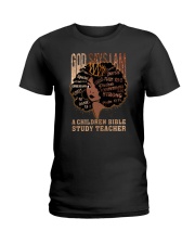 Children Bible Study Teacher Ladies T-Shirt tile