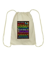 Creo en Uds Drawstring Bag tile