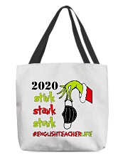 English Teacher - Christmas All-Over Tote tile