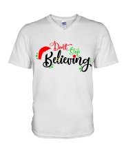 Don't stop believing V-Neck T-Shirt tile