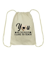 You are the reason Drawstring Bag tile