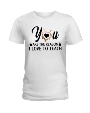 You are the reason Ladies T-Shirt tile